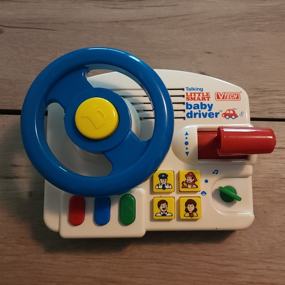 VTech Talking Little Smart Baby Driver vintage - Picture 1 of 5